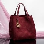 Fashion New Solid Color Women's Bucket Bag Large Capacity Letter Design Small Card Bag Accessories Handbag