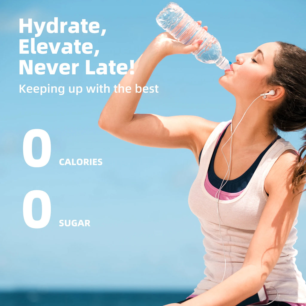 Electrolyte Powder Sugar Free 0 Calories Mixture Drinks Quickly Hydrate Provide Endurance & Energy Support Non GMO