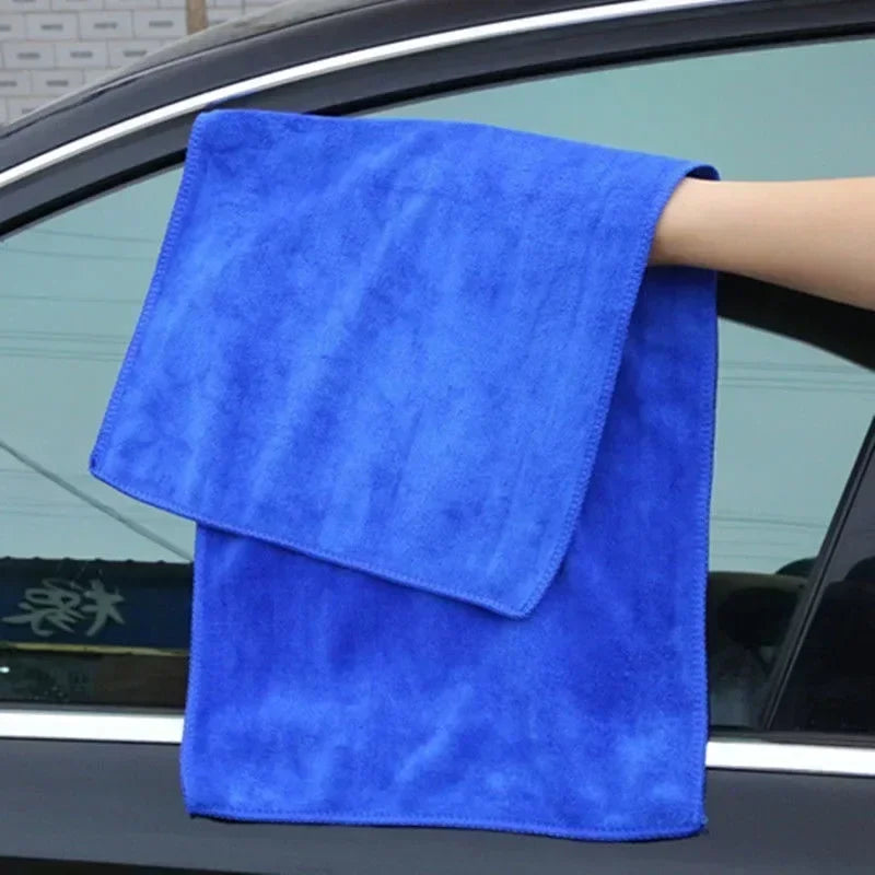 1-20Pcs Microfiber Towels Car Wash Drying Cloth Household Cleaning Cloths Polishing Cloth