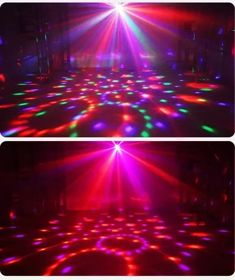 Ocean Wave Projector Light 16 Colors Glow Lamp Home Office Bar Restaurant Night Light