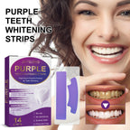 Purple Whitening Teeth Stickers 14 Pairs