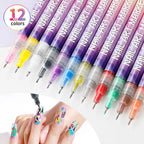 Nail art Markers Customized Special Needle Tube Pens Hand Drawn Outline Acrylic Paint