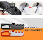 Knife Sharpener 5 in 1 Adjustable Angle Scissors Sharpening