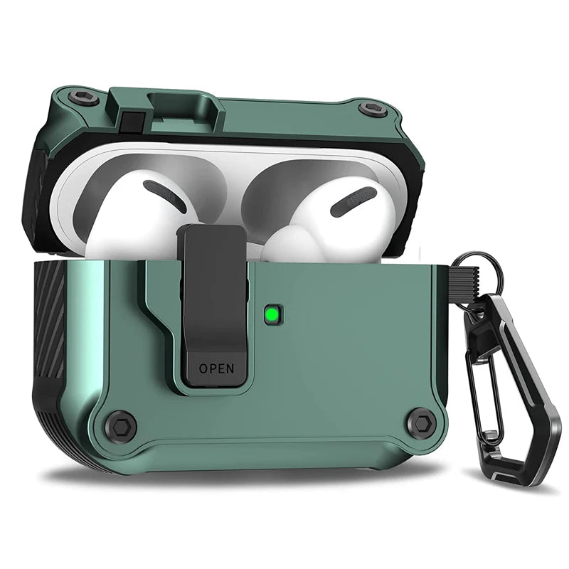 Security Lock Cover for AirPods Pro 3 2025 Pro 3rd Gen 2025 Headphone Fundas With Hook