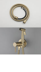 ULA Portable Bidet Sprayer Set Black Stainless Steel Toilet Bathroom Shower Head