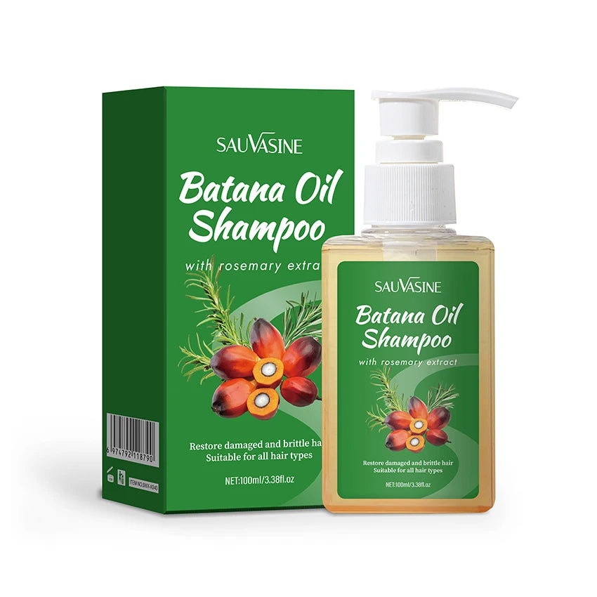 Batana Oil Shampoo and Conditioner Strengthens Restore Damaged Cleansing Dandruff Control Hair Growth