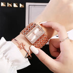 Luxury Noble Gold Ladies Quartz Watch Women's Bracelet