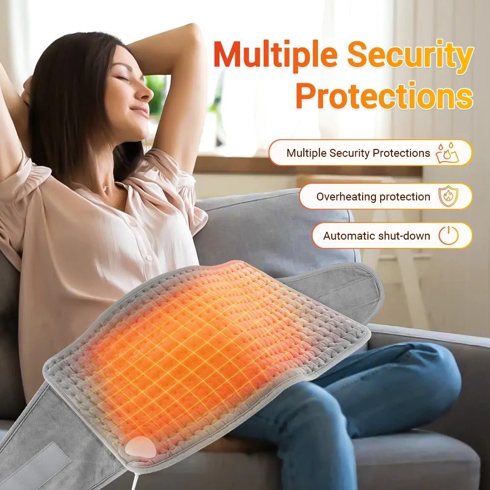 Multifunctional Thermal Electric Heating Pad Waist Lumbar Back Brace Band Support Warmth