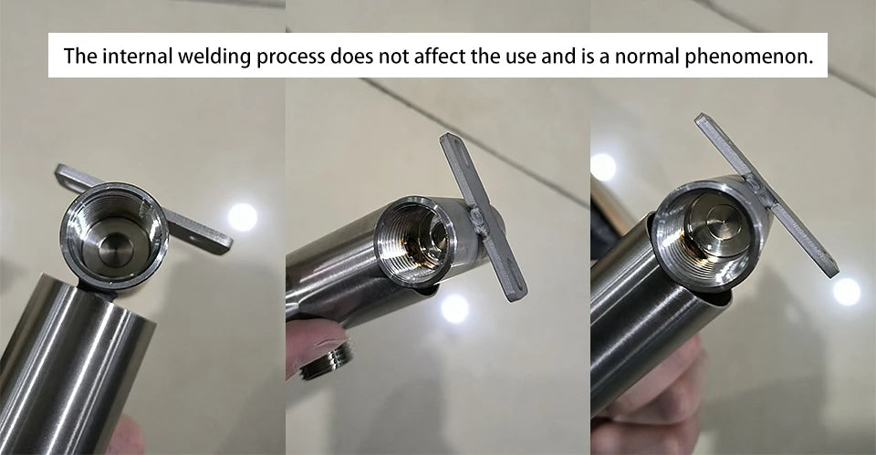 ULA Portable Bidet Sprayer Set Black Stainless Steel Toilet Bathroom Shower Head