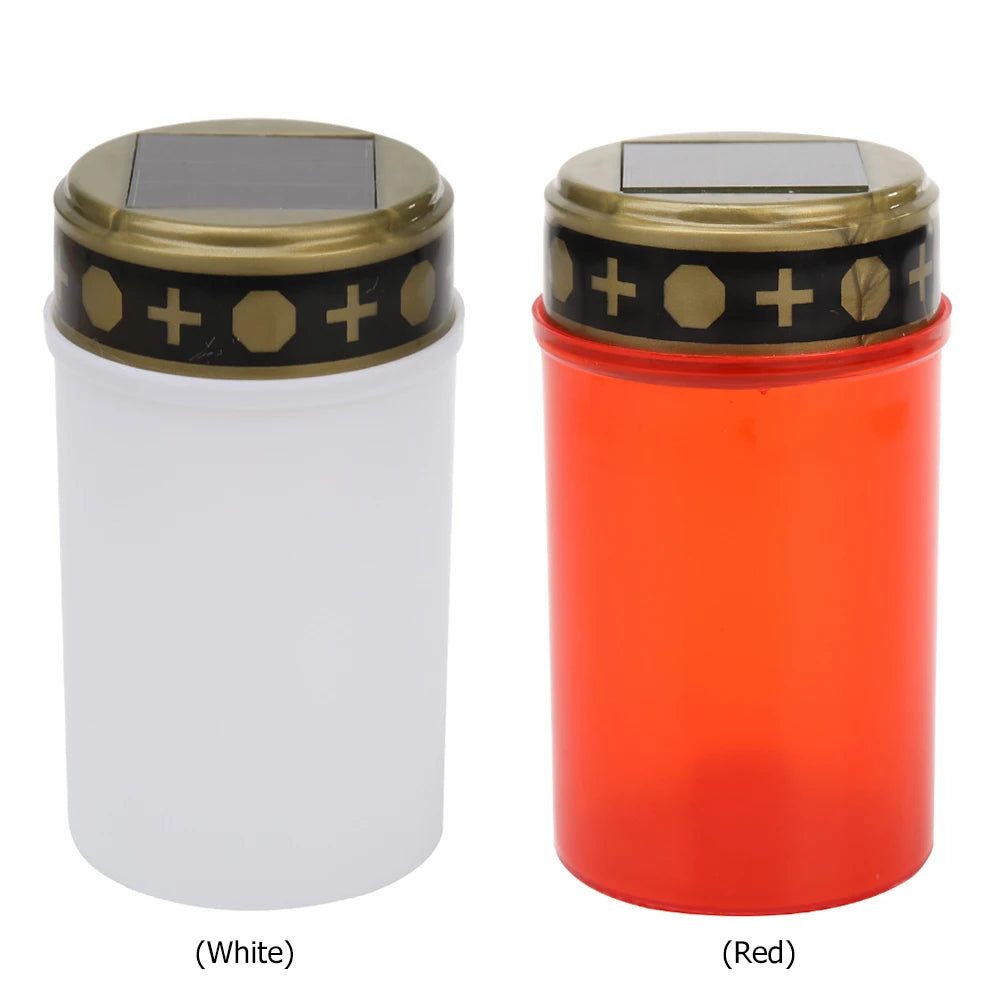 Solar Electronic Candles Tea Light Party Outdoor Lighting