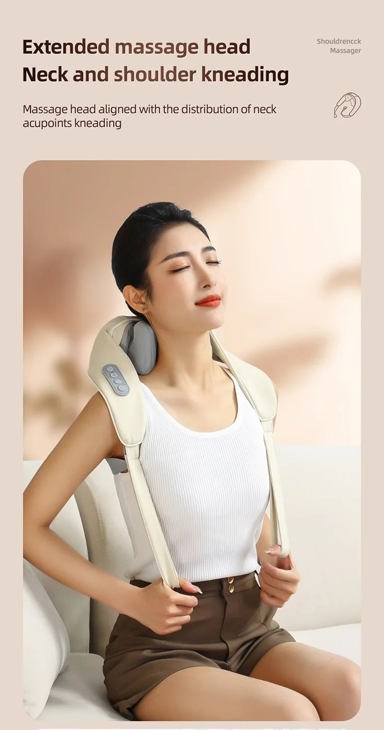 Neck Massager for Pain Relief with Heat