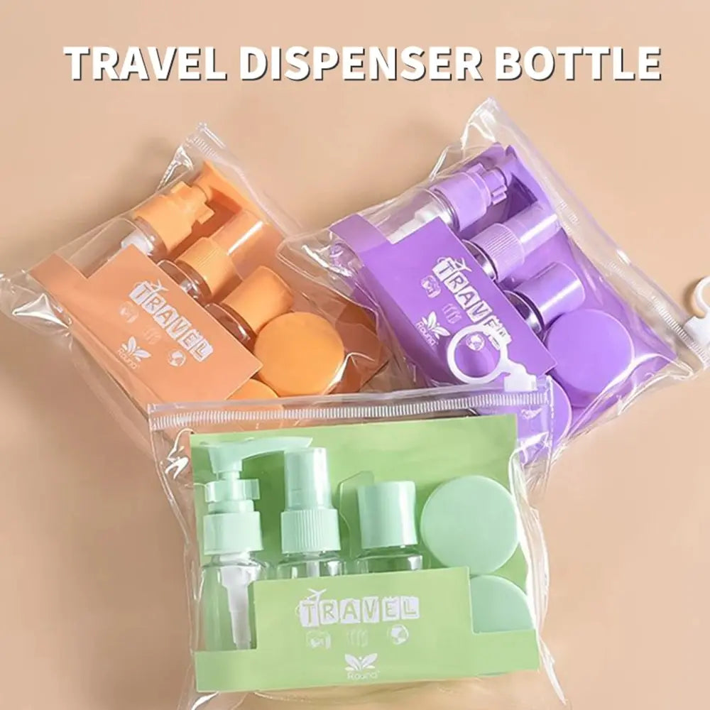 Travel Bottles Kit Leak Proof Toiletry Containers Clear For Lotion Shampoo Cream