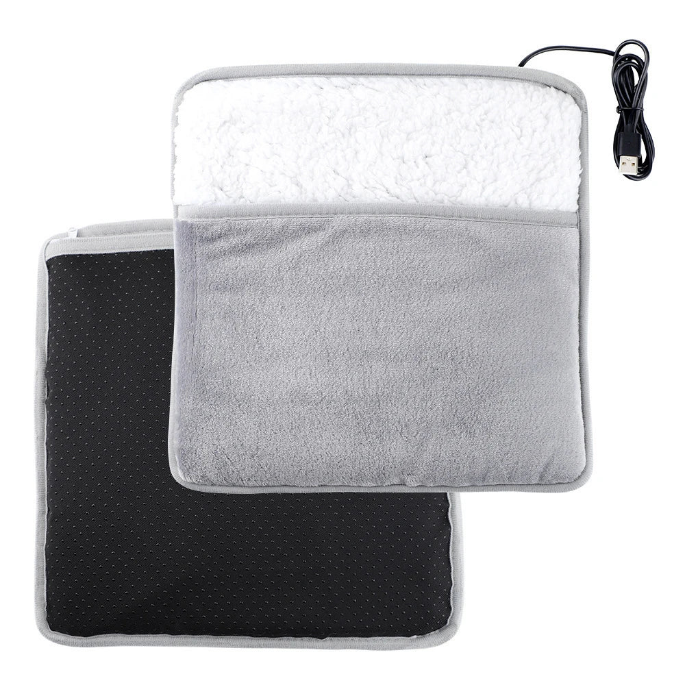 Foot Warmer Winter Electric Heating Pad Soft Flannel Washable Constant Temperature