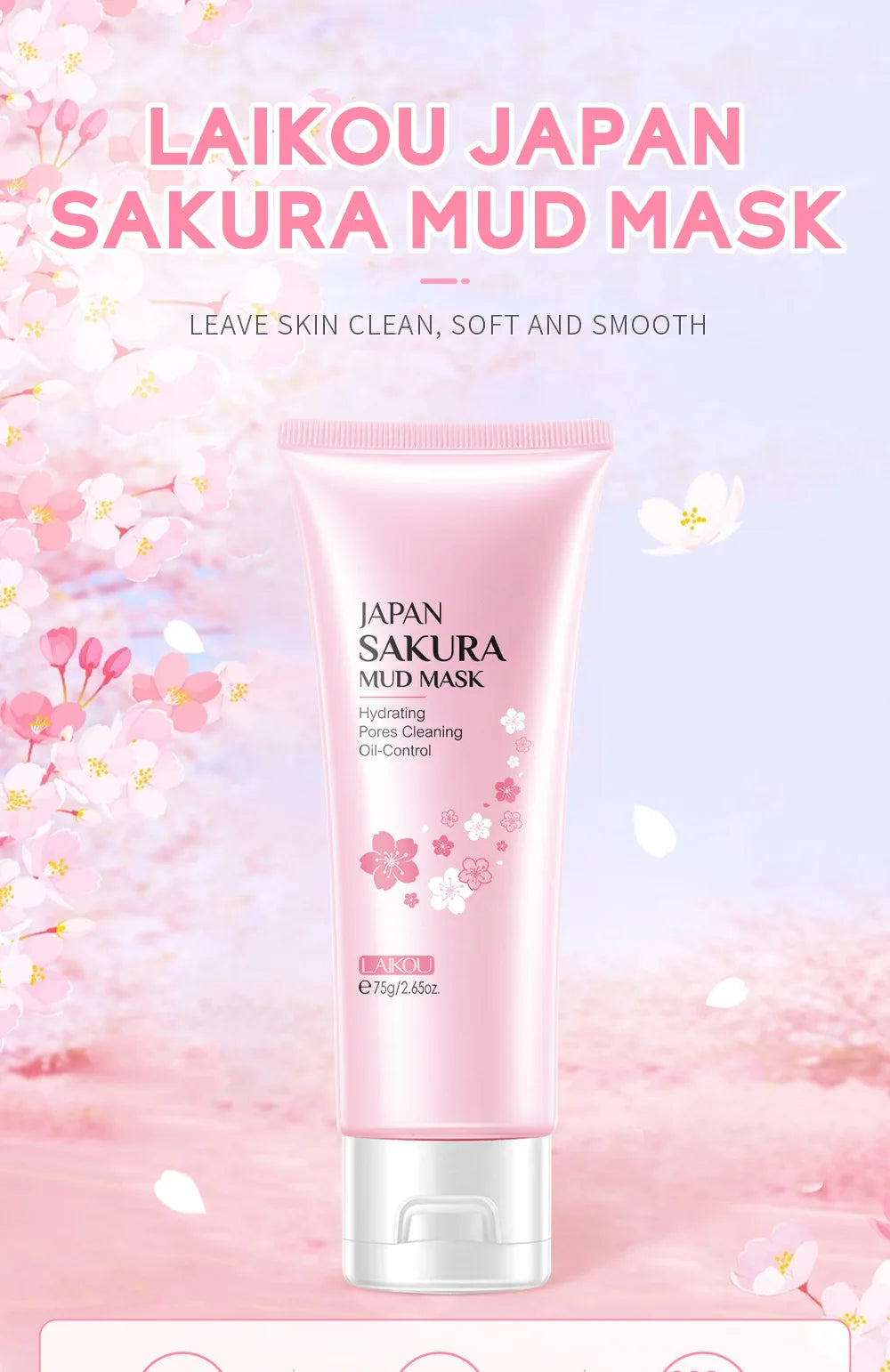 9pcs Sakura Facial Skin Care Set