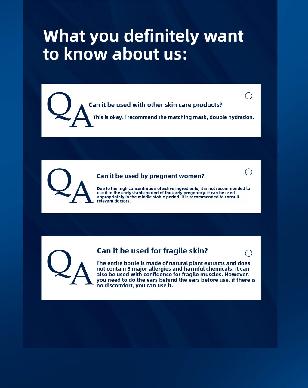 Hyaluronic Acid Serum Anti-Aging Moisturizing Hydrating Whitening