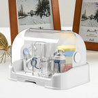 Baby Bottle Drying Rack With Removable Drip Tray Portable Storage Box With Lid