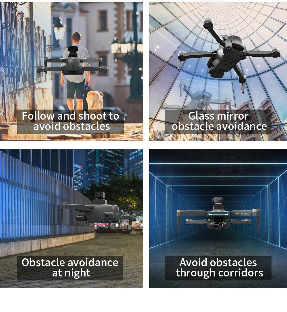 L200 PRO MAX Brushless Motor 2-Axis Gimbal 4K Professional GPS Drone 360° Obstacle Avoidance 5G WIFI Quadcopter Drone RC