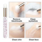 20/40PCS Suit 60ML Empty Pump Bottle Eyelash Shampoo Tool Travel Foam Dispenser Bottle Plastic Cleanser Soap Care