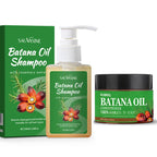 Batana Oil Shampoo and Conditioner Strengthens Restore Damaged Cleansing Dandruff Control Hair Growth