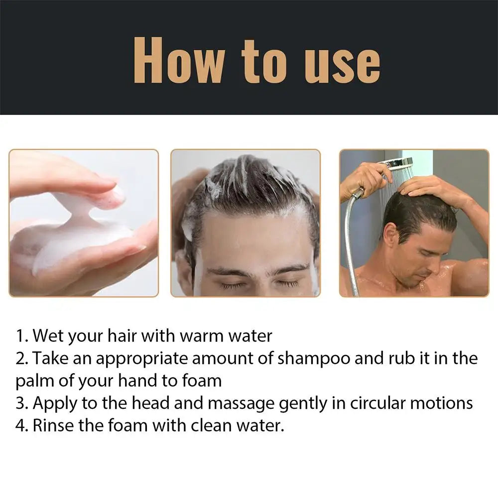 Anti Baldness Shampoo Thickening Root Activator Nourish Regrowth for Thinning Hair & Hair Loss