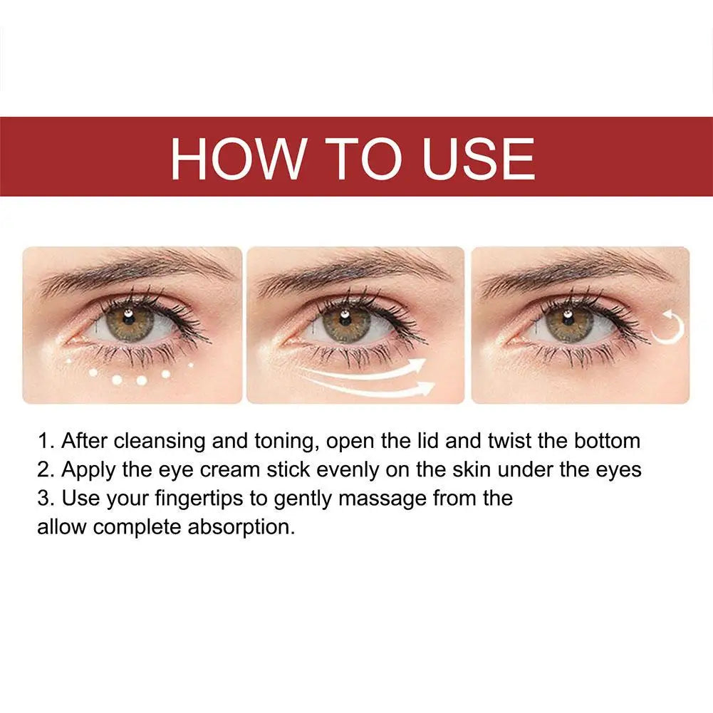 Retinol Eye Cream Stick Anti Aging Fade Dark Circles Under the Eyes Remove Eye Bags Moisturizing Firming Skin Care