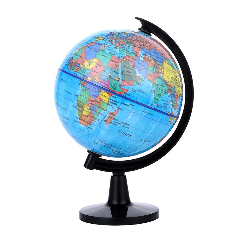10.6cm Adults Children Discovery Learning Kids 6-12 World Map 360 Degree Ball Standard Teaching Globe English