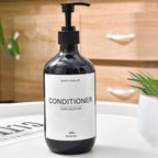 3pcs/500ml Waterproof Dispenser  Shampoo, Shower Gel, and Body Lotion-