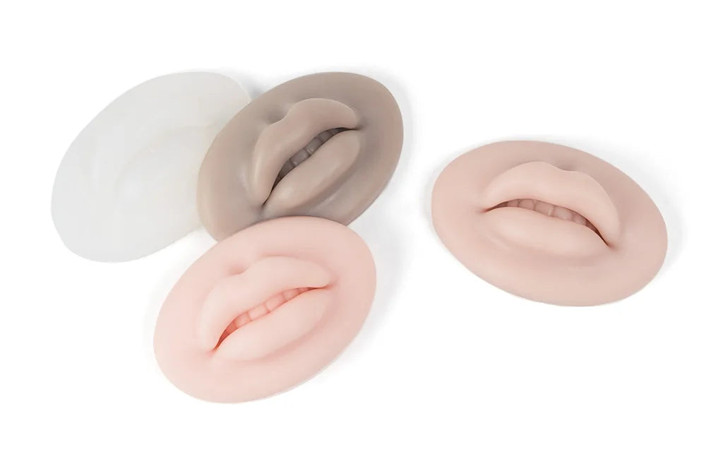 1pcs Microblading Reusable 5D Silicone Practice Lips Solid Lip Block For PMU Beginner Training Tattoo