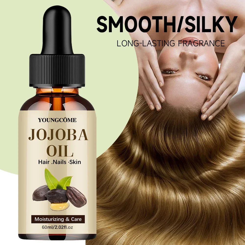 Organic Jojoba Oil For Face Hair Skin Nails Hair Relaxer