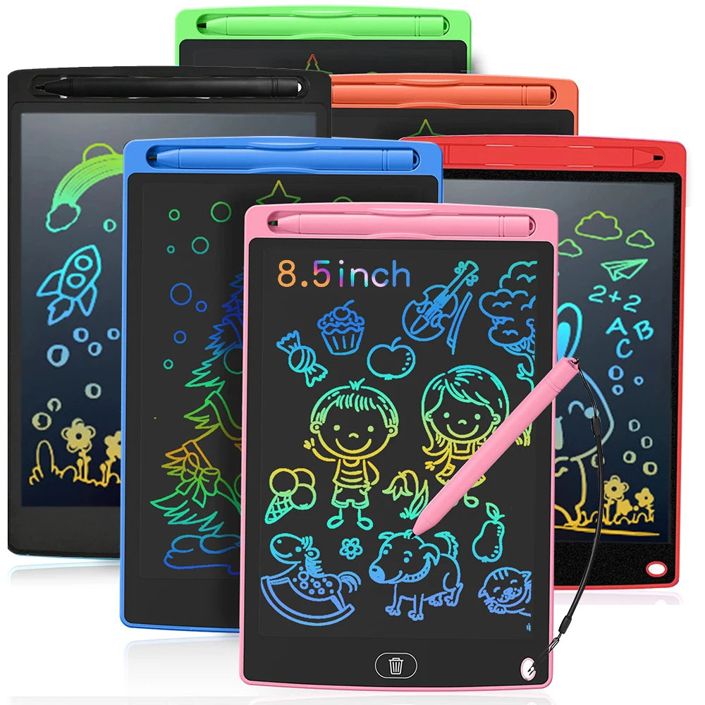 8.5" Led Board Electronic Writing Tablet Sketchpad Magic Erasable Handwriting Pad Kids Gifts icd