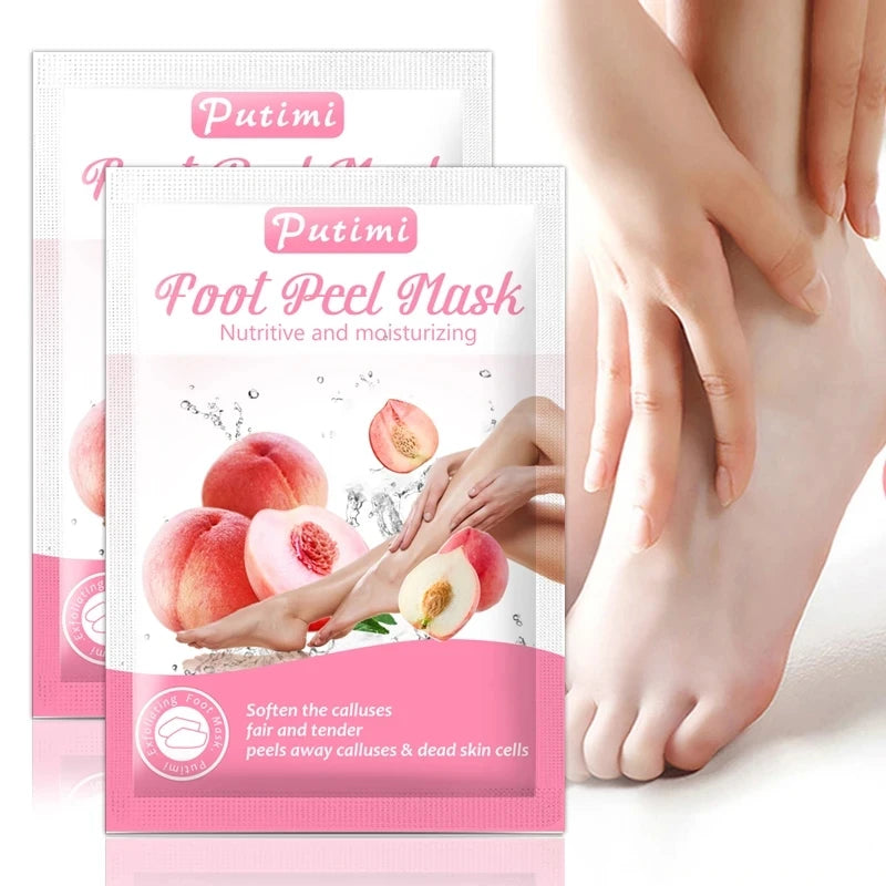 6 packs Exfoliating Foot Mask Dead Skin Remover Moisturizing