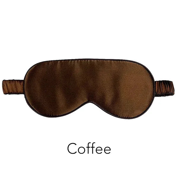 100% Mulberry Silk Sleep Mask Men Women Eye Cover Total Blackout Size 20 X 8.5cm