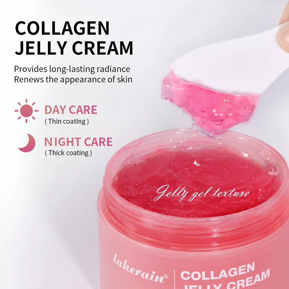 Moisturizing Jelly Cream Niacinamide Hydrolyzed Collagen Tightening Soothing Anti-Aging Firmness Hydration Skincare