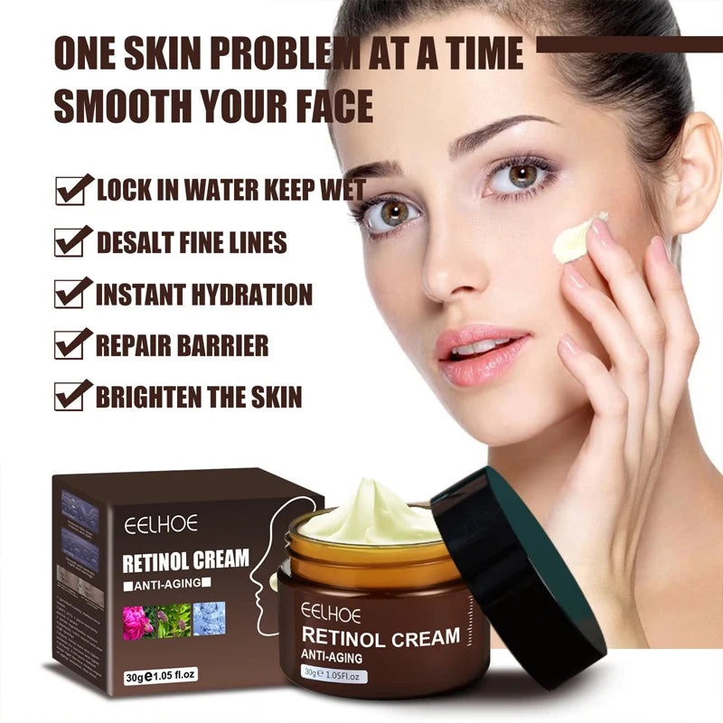 Retinol Wrinkle Remover Face Cream Firming Lifting Anti Aging Fade Fine Lines Moisturizing Whitening Korean