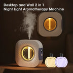 Smart Aroma Diffuser Air Purifier Digital Display Essential Oils 4 Gears Wall Mount Tabletop USB Charging