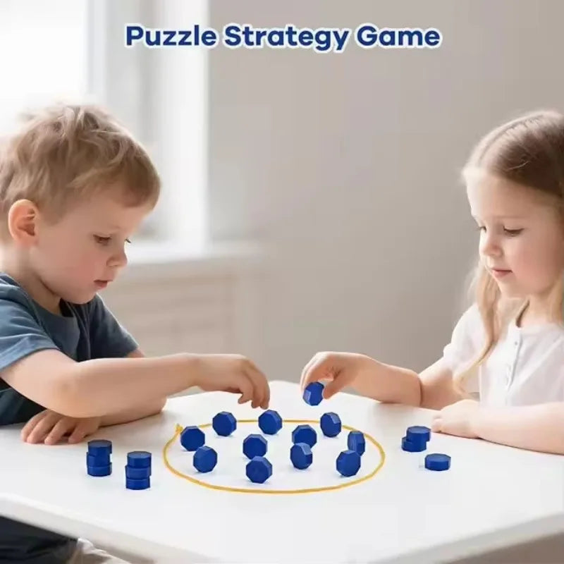 Magnetic Chess Board Game Interactive Magnetic Stones Strategy Game for Adults Kids Portable Travel Desktop
