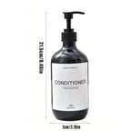 3pcs/500ml Waterproof Dispenser  Shampoo, Shower Gel, and Body Lotion-