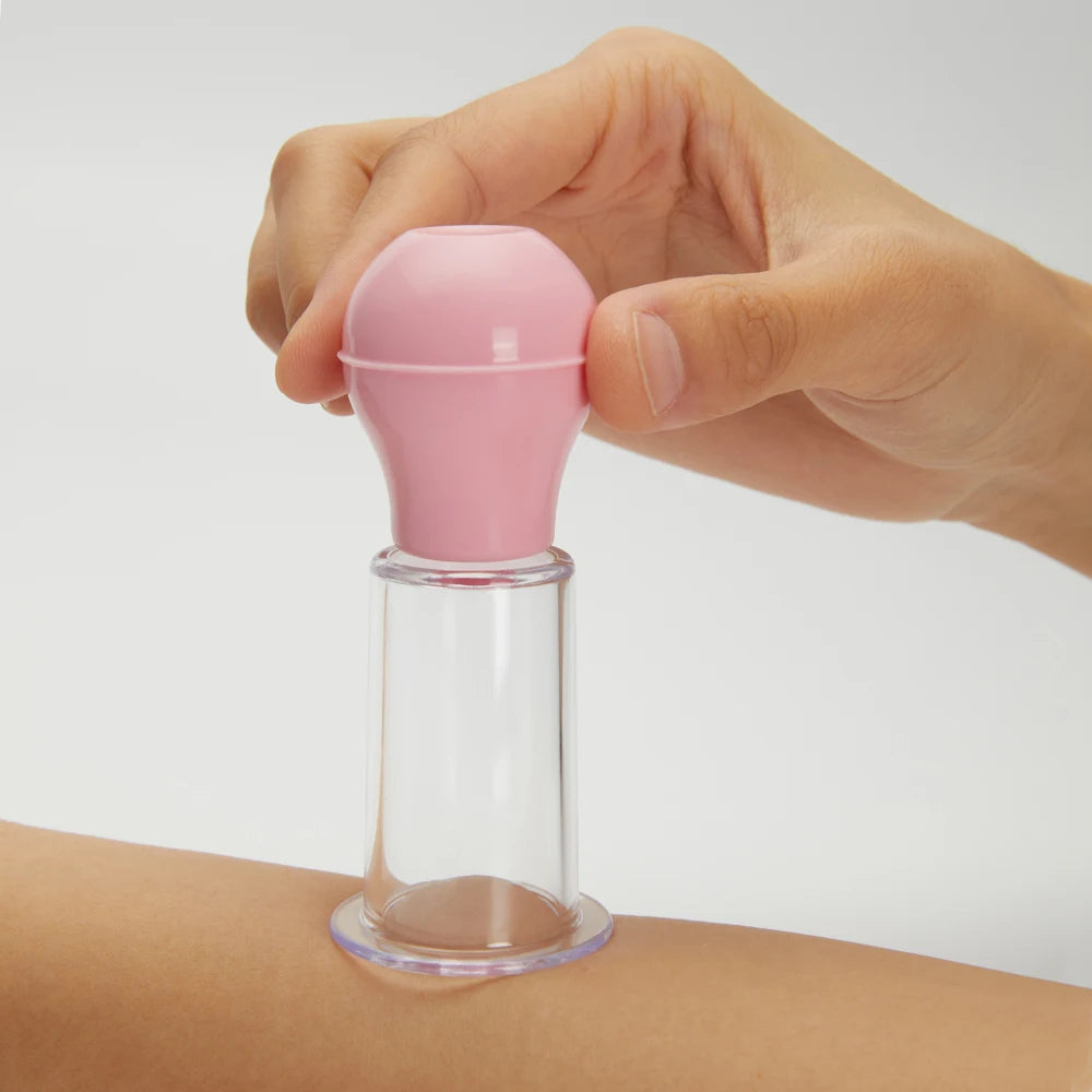 Facial Massage Cups Rubber Vacuum Skin Lifting Anti Cellulite Massager for Face/Body Cups