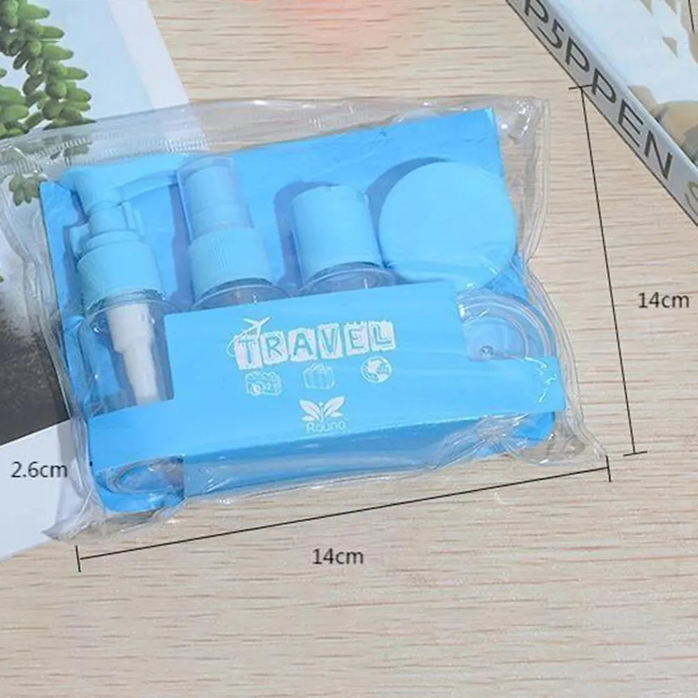 Travel Bottles Kit Leak Proof Toiletry Containers Clear For Lotion Shampoo Cream