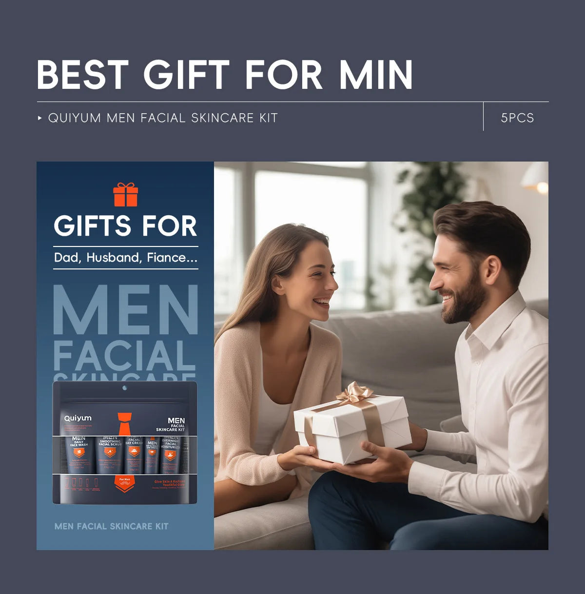 Men's Skincare Set 5pcs