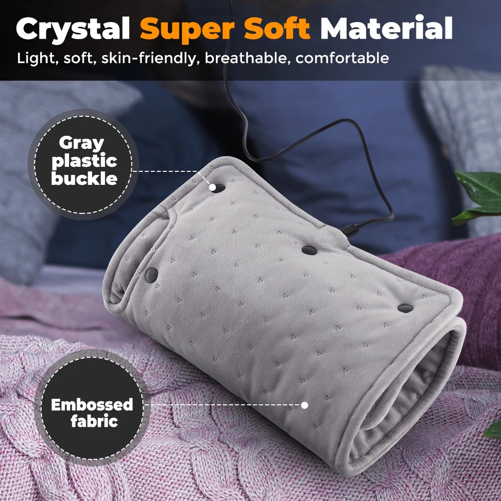 USB Portable Hand Warmer Rechargeable Plush Reusable Electric Heater Home Winter Feet Abdomen