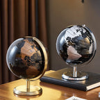 Retro World Globe Learning Map Kids Study Desk Geography Education