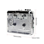 TON010 Cassette Player Portable Tape Recorder USB Cassette Capture To MP3 Format
