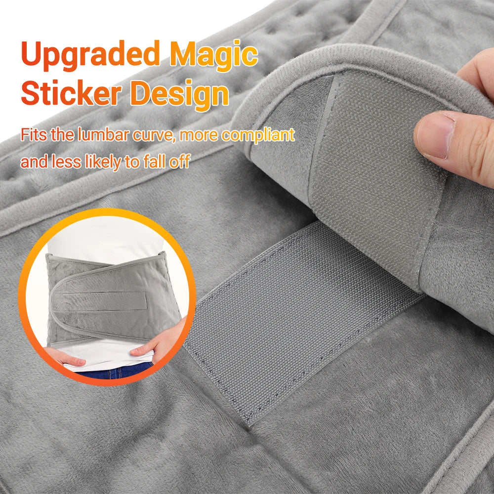 Multifunctional Thermal Electric Heating Pad Waist Lumbar Back Brace Band Support Warmth