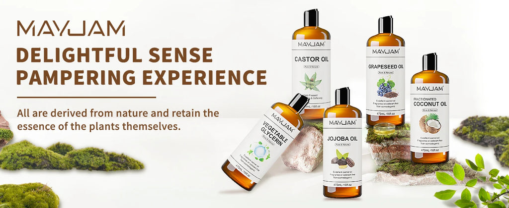 MAYJAM Jojoba Oils For Face, Hair, Skin & Nails