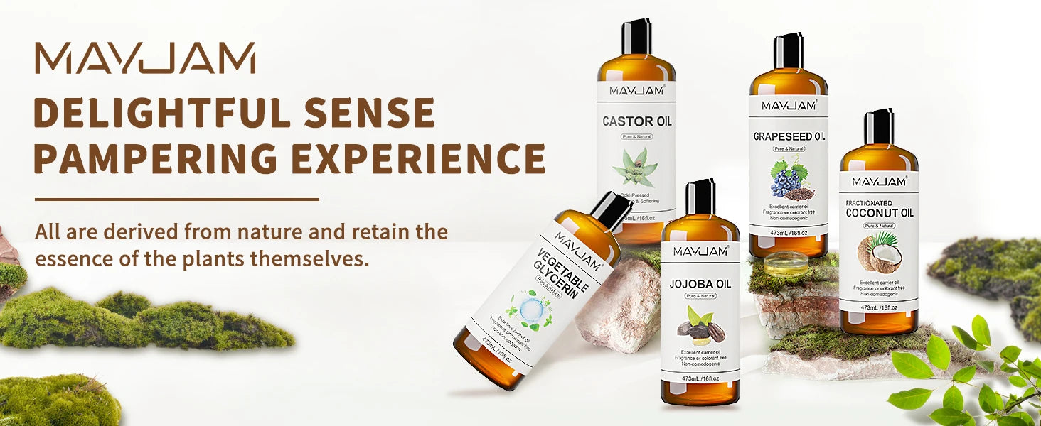 MAYJAM Jojoba Oils For Face, Hair, Skin & Nails
