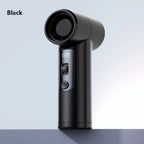 Pocket Turbo Fan Mini Small Wind Summer Cooling Portable Digital Display Wireless Rechargeable Blower