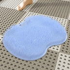 Scrubber Shower Massage Pad Silicone Wall Mounted Back Reusable Cleaning Brush Feet Washer Mat