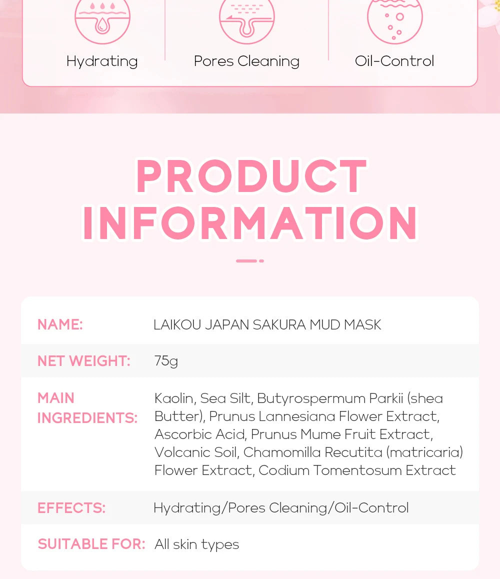 9pcs Sakura Facial Skin Care Set