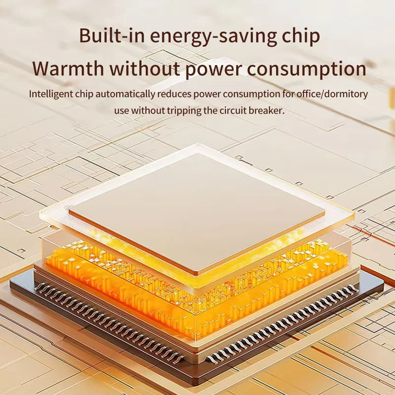 Foot Warmer Winter Office Desk Heater Silent